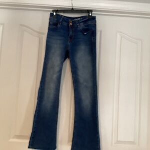 Wallflower Women Luscious Curvy Fit Jeans, Size 5R, Color Blue Preown